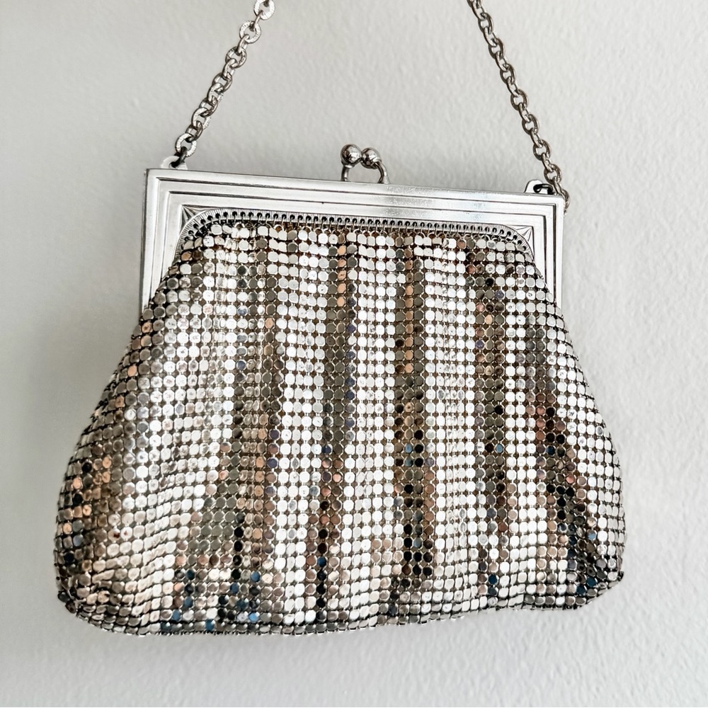 Whiting & Davis Silver Mini Bag